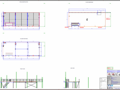 NBS Ādažu training center - warehouse drawing 3